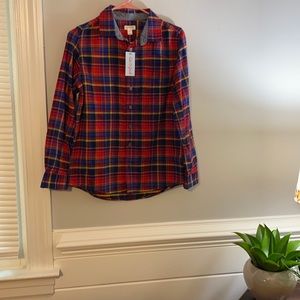 NWT KIDS CAT &JACK Button  Shirt SIZE L (12/14)